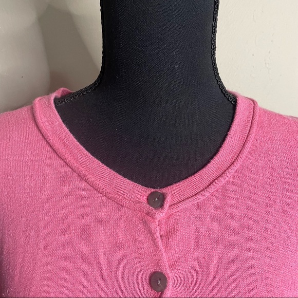 Moda International Girls' Pink X-Large Crop Cardigan - Picture 4 of 10